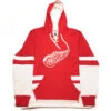 Sweatshirt NHL Pullover Hood Detroit Red Wings